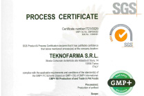 certificazione GMP SGS - Teknofarma